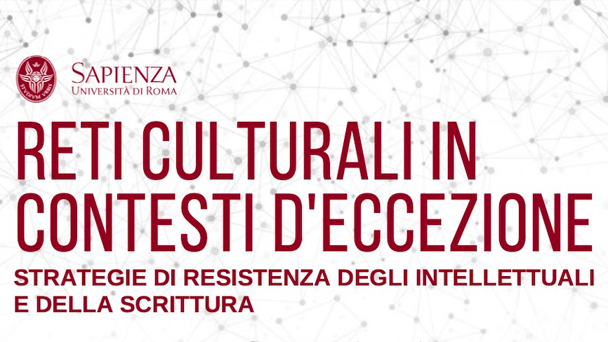 Convegno dottorale &quot;Reti culturali in contesti d&#039;eccezione&quot;